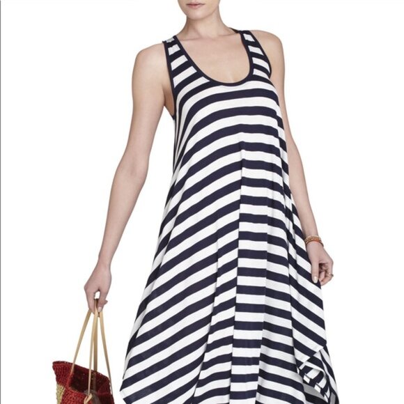 BCBGMaxazria Mylene Handkerchief-Hem Dress, Size Small - Picture 9 of 10